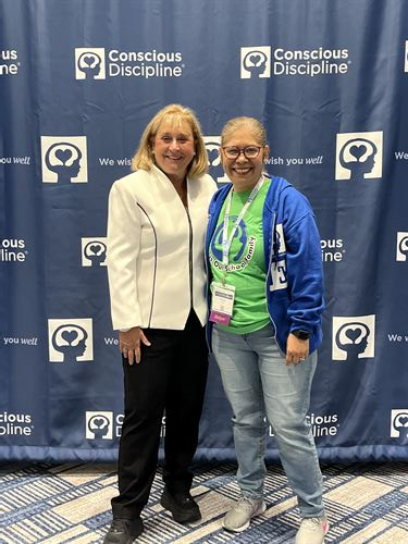 Dr. Becky Bailey and Carmen Mota