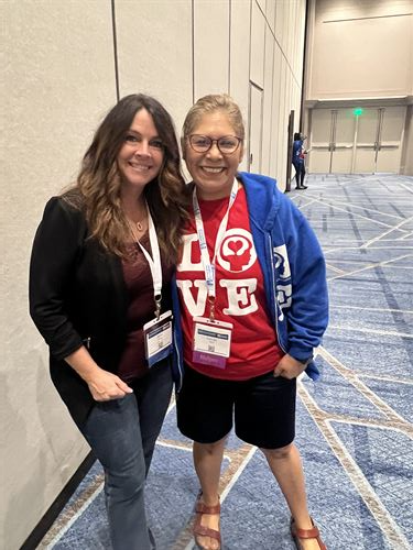 Jenny Barkac and Carmen Mota